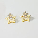 Sterling Silver Double Star Earrings – Rhinestone Stud Front with Back Star Jacket Design
- Christmas Gift Ideas