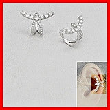 Sterling Silver Tennis ear cuffs