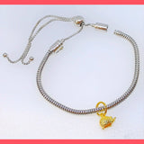 Gold-plated Hedgehog Charm