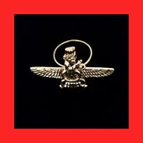 Oxidised Sterling Silver Farvahar Ring