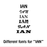 Sterling Silver Personalised Name Keyring