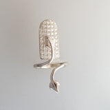 Sterling Silver Nail Ring