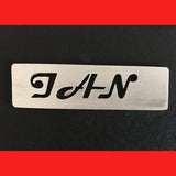 Sterling Silver Personalised Name Keyring