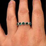 Swarovski Chaton Montees Elasticated Ring