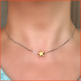 Gold-plated Star Necklace