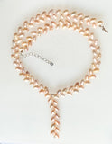 Wheat Shaped Pearl Necklace