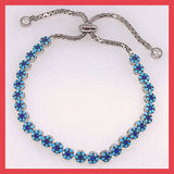 Daisy Turquoise Tennis Bracelet
