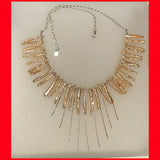Spike Shaped Freshwater Pearls Necklace