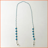 Spectacle Chain with Clover Shaped Turquoise